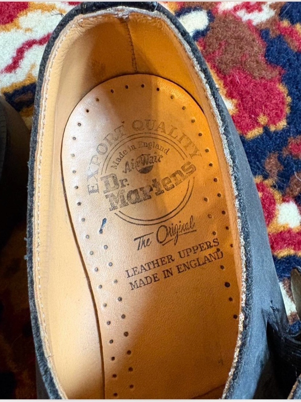 Dr. Martens Women's Gray Mary Jane Leather Shoes - Picture 4 of 8